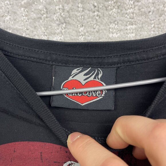 VTG Y2K 2008 G.I. Joe Cobra Commander Hasbro x Takecover T-Shirt Wom Sz L Black - Picture 7 of 11